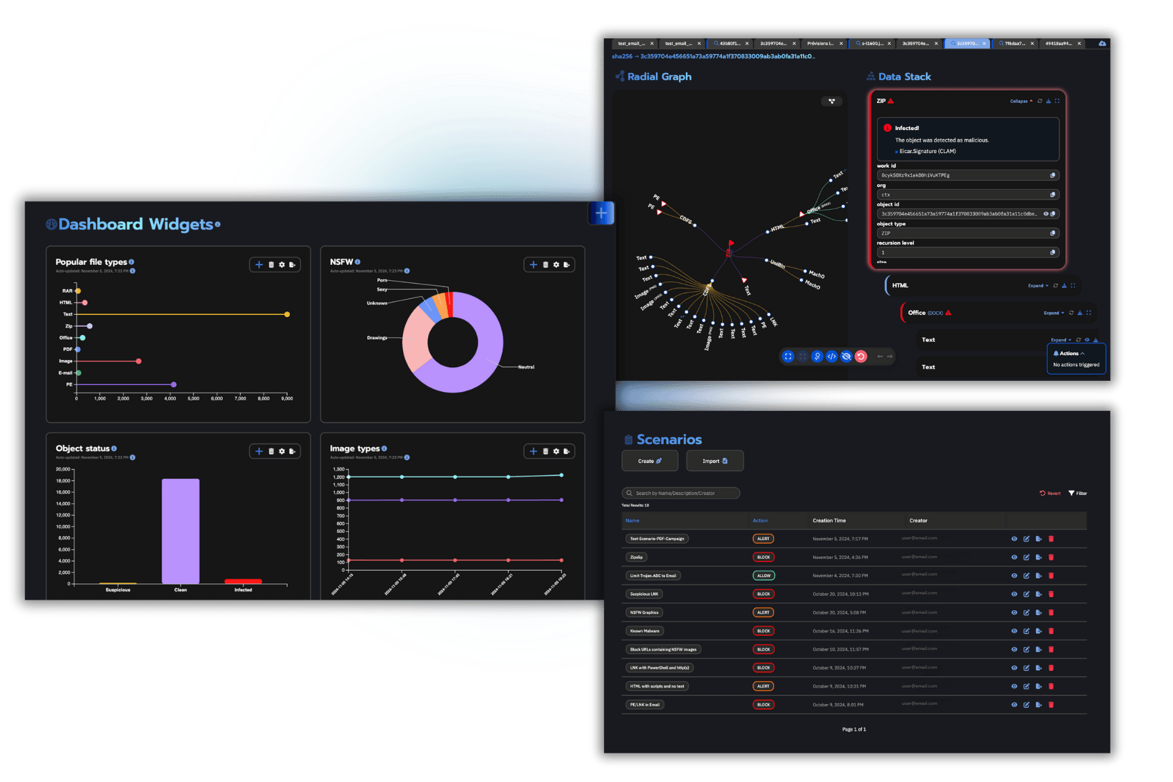 Contextal Console UI